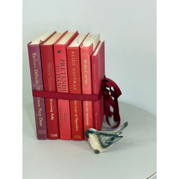 Vintage ombré effect red Decorative Book collection, red vintage books - Picture 1 of 6